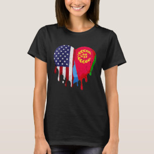 Camiseta Herança eritreana americana Mês da Eritreia Folga