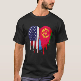 Camiseta Herança eritreana americana Mês da Eritreia Folga