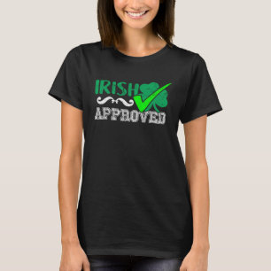 Camiseta Herança Irlandesa Herança Aprovada St Patricks Beb