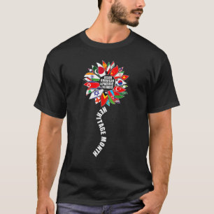 Camiseta Herança Nacional Asiática Americana E Do Pacífico