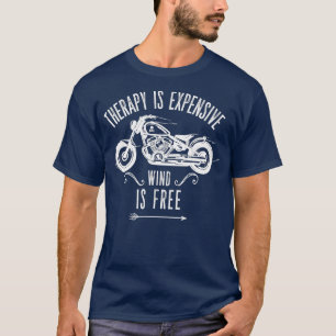 Camiseta Herapia de moto é vento caro é moto livre