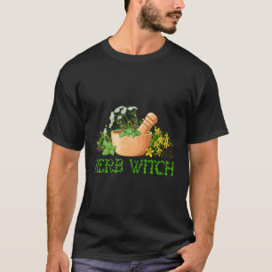 Camiseta Herb Witch Wildflower Medicine Botânica Ga