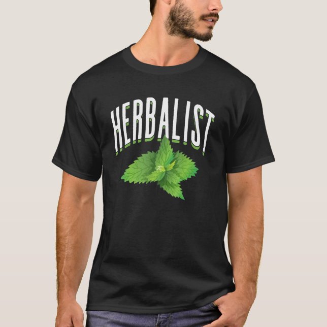 Camiseta Herbalista Herbalismo Herbalismo Jardinagem Herbal (Frente)