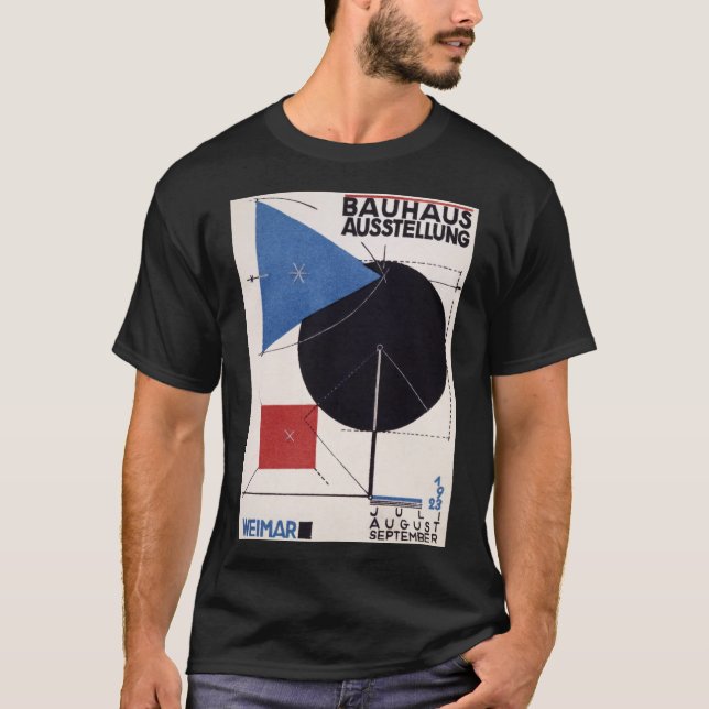 Camiseta Herbert Bayer - Bauhaus Ausstellung, Weimar, Septe (Frente)