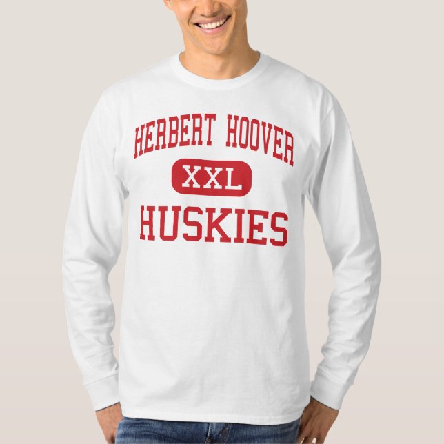 Camiseta Herbert Hoover - roucos - mais velho - Clendenin (Frente)