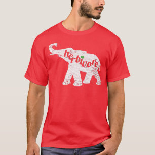 Camiseta HERBIVORE Elefante Vegan VparelPlanta Baseada em P
