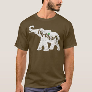 Camiseta HERBIVORE Elephant Love Vegan Inspirou Roupa