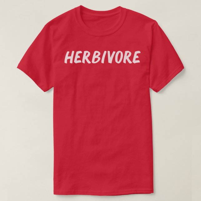 Camiseta Herbivore Funny Vegan Compaixão Vegetariana (Frente do Design)
