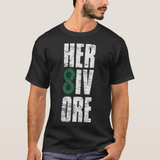 Camiseta HERBIVORE Para Sempre Vegetal Vegano Insp À Base D