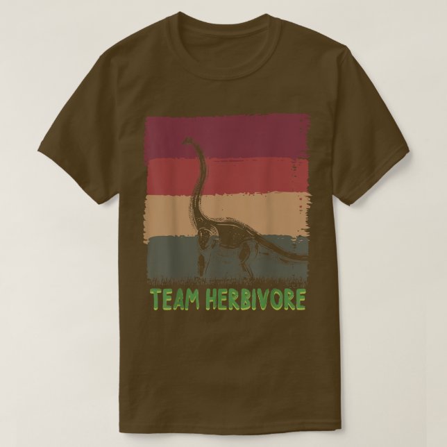 Camiseta Herbivore Veggie, Comida V (Frente do Design)
