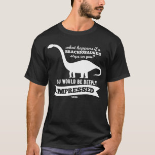 Camiseta Herbívoro Brachiossauro de pescoço longo