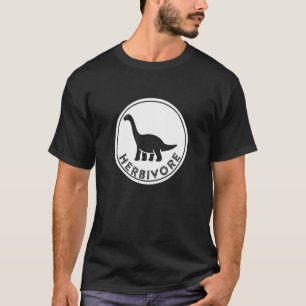 Camiseta Herbívoro, design de estilo de vida vegano saudáve