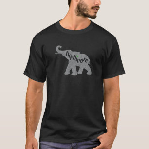Camiseta Herbívoro Elefante Amor Vegano Coma Veg Inspirado