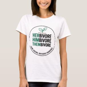 Camiseta HERbívoro • HIMbívoro • THEMbívoro