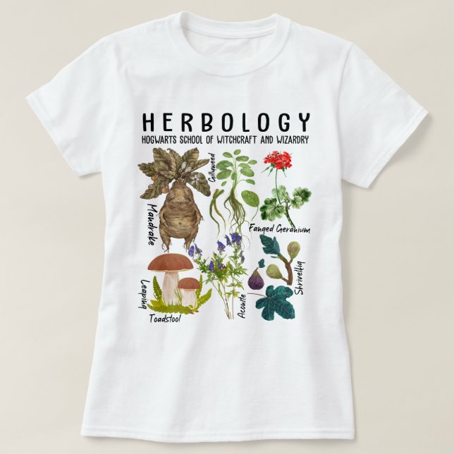 Camiseta Herbology Sweatshirt, Herbology Plant Tshirt (Frente do Design)