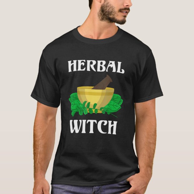 Camiseta Herbos Herbalistas Apothecary Humor Herbal Witb (Frente)
