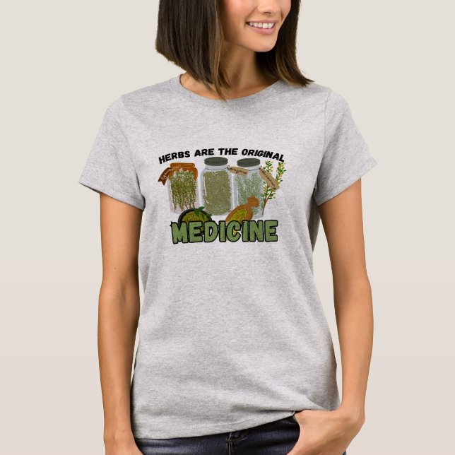Camiseta Herbs are medicine tee (Frente)