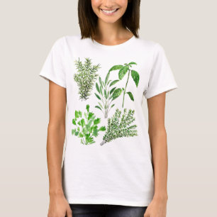 Camiseta Herbs Rosemary Sage Thyme Mint Parsley Kitchen