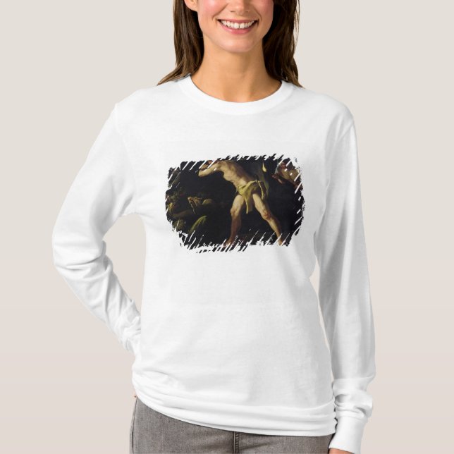 Camiseta Hercules que luta com o Hydra de Lernaean (Frente)