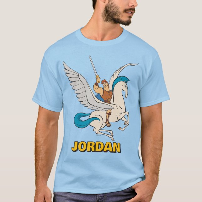 Camiseta Hercules Riding Pegasus T-Shirt (Frente)