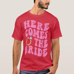 Camiseta Here Comes The Bride Wedding Ring Bearer Flower Gi