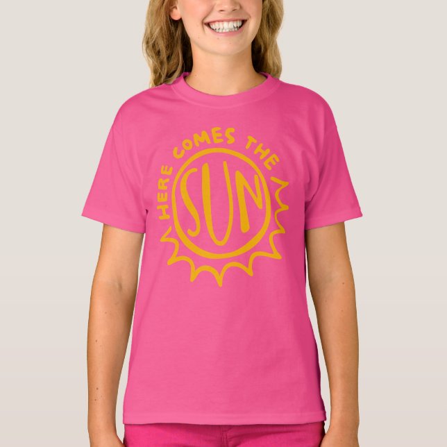 Camiseta Here comes the sun (Frente)