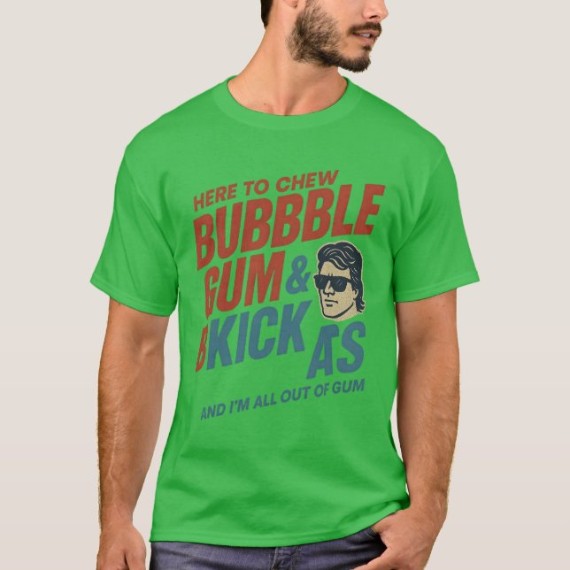 Camiseta Here To Chew Bubble Gum (Frente)