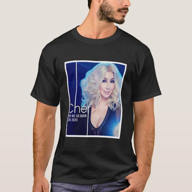 Camiseta Here We Go Again Tour 2020 Graphic Cher's Shirts  (Frente)