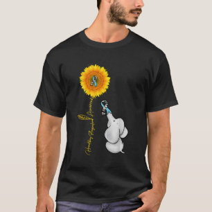 Camiseta Hereditário Angiedema Consciencialização Elefante
