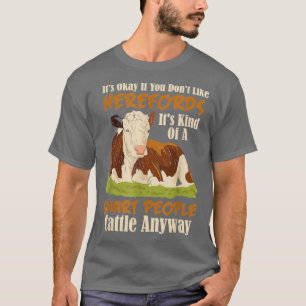 Camiseta Hereford Cattle Pecuária Hereford Breede