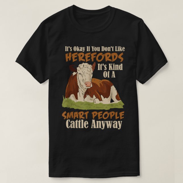 Camiseta Hereford Cattle Pecuária Hereford Breede (Frente do Design)