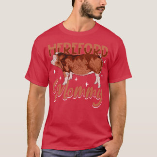 Camiseta Hereford Pig Mamãe