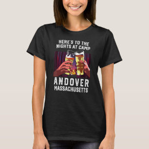Camiseta Heres Às Noites No Acampamento Andover Acampando M