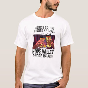 Camiseta Heres Às Noites No Acampamento Do Vale Do Campo Ho