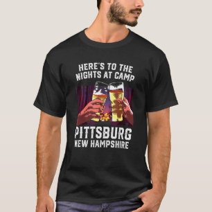 Camiseta Heres Às Noites No Acampamento Pittsburgh