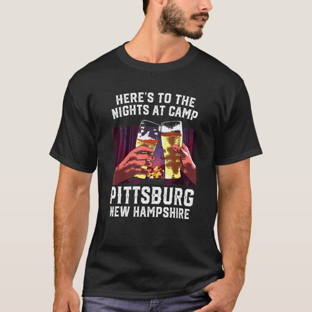 Camiseta Heres Às Noites No Acampamento Pittsburgh (Frente)