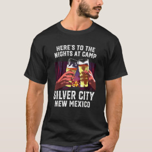 Camiseta Heres Às Noites No Acampamento Prateado Nona