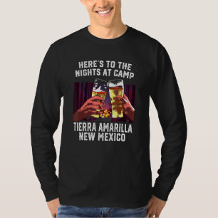 Camiseta Heres Às Noites No Acampamento Tierra Amarilla