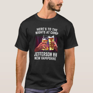 Camiseta Heres Às Noites No Campo Jefferson Acampando Novo