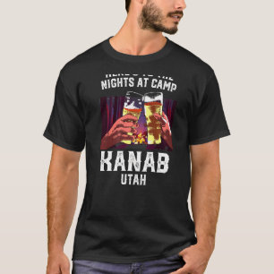 Camiseta Heres Às Noites No Campo Kanab Camping Utah Cam