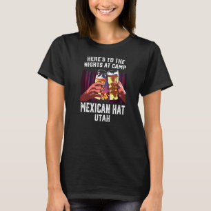 Camiseta Heres Para As Noites No Campo De Chapéu Mexicano A