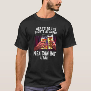 Camiseta Heres Para As Noites No Campo De Chapéu Mexicano A