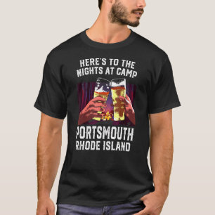 Camiseta Heres Para As Noites No Campo Portsmouth Camping R