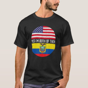 Camiseta Heri da família de bandeiras norte-americana Half-