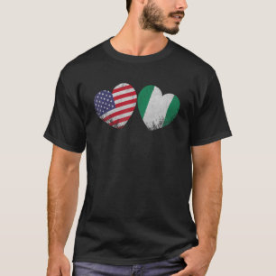 Camiseta Heri da Família Patriótica do Sinalizador Nigerian