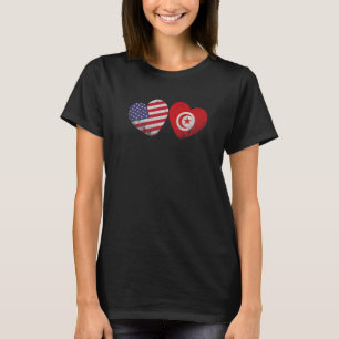 Camiseta Heri da Família Patriótica do Sinalizador Tunisino