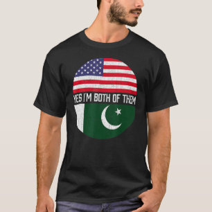 Camiseta Herit da Família Bandeira Meio-Americana dos Estad