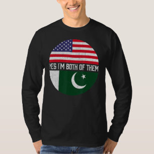 Camiseta Herit da Família Bandeira Meio-Americana dos Estad