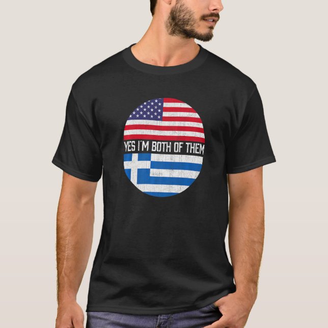 Camiseta Herita da família de bandeiras metade americana ne (Frente)