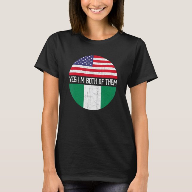 Camiseta Herita da família de bandeiras norte-americana Hal (Frente)